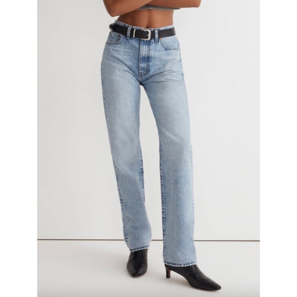 Madewell The '90s Straight Jean Mercer Wash Rigid NM190